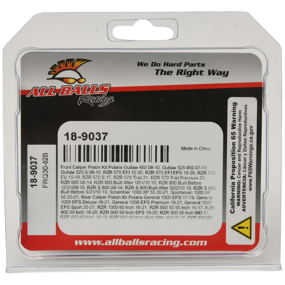 ALL BALLS BRAKE CALIPER PISTON KIT
