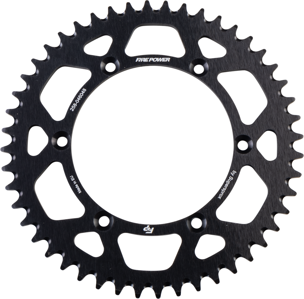 FIRE POWER REAR SPROCKET ALUMINUM 48T BLK