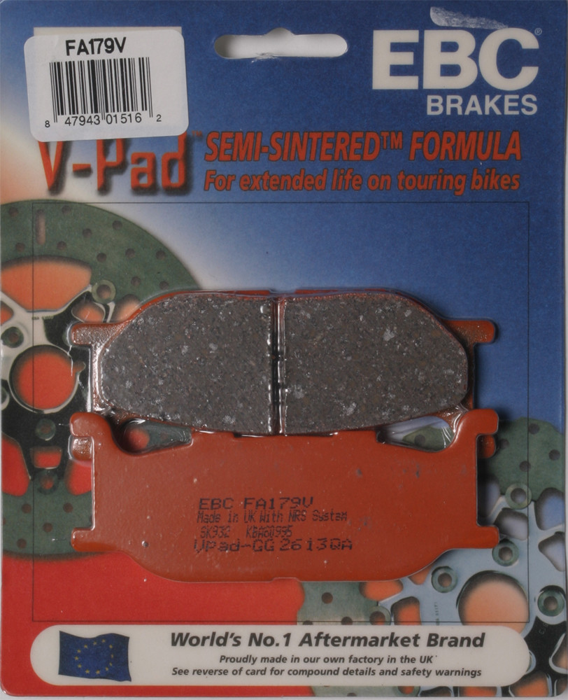 EBC FA179V Semi-Sintered Front Brake Pads