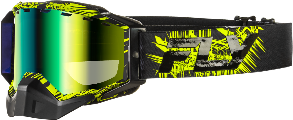 Green/Black W/ Green Mirror Amber Lens