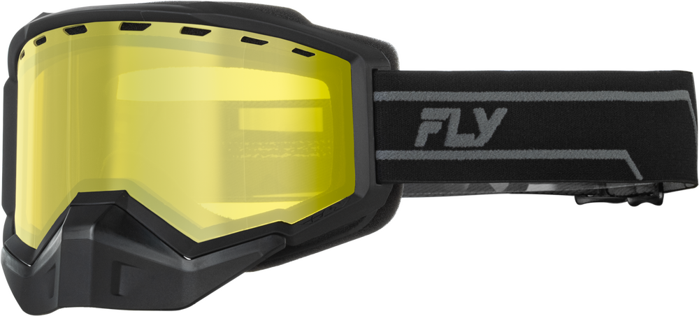 Fly Racing Focus Snow Goggles (2027) — Black/Grey