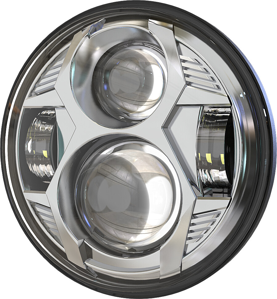 PATHFINDER 5 3/4" LED HEADLIGHT CHROME
