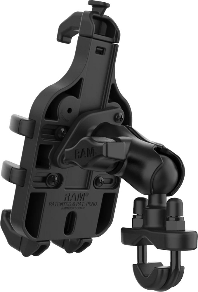 RAM QUICK-GRIP PRO HANDLEBAR PHONE MOUNT SHORT