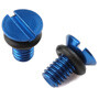 ZETA FF AIR VALVE CAP SCREW WP 2PCS H-BLUE