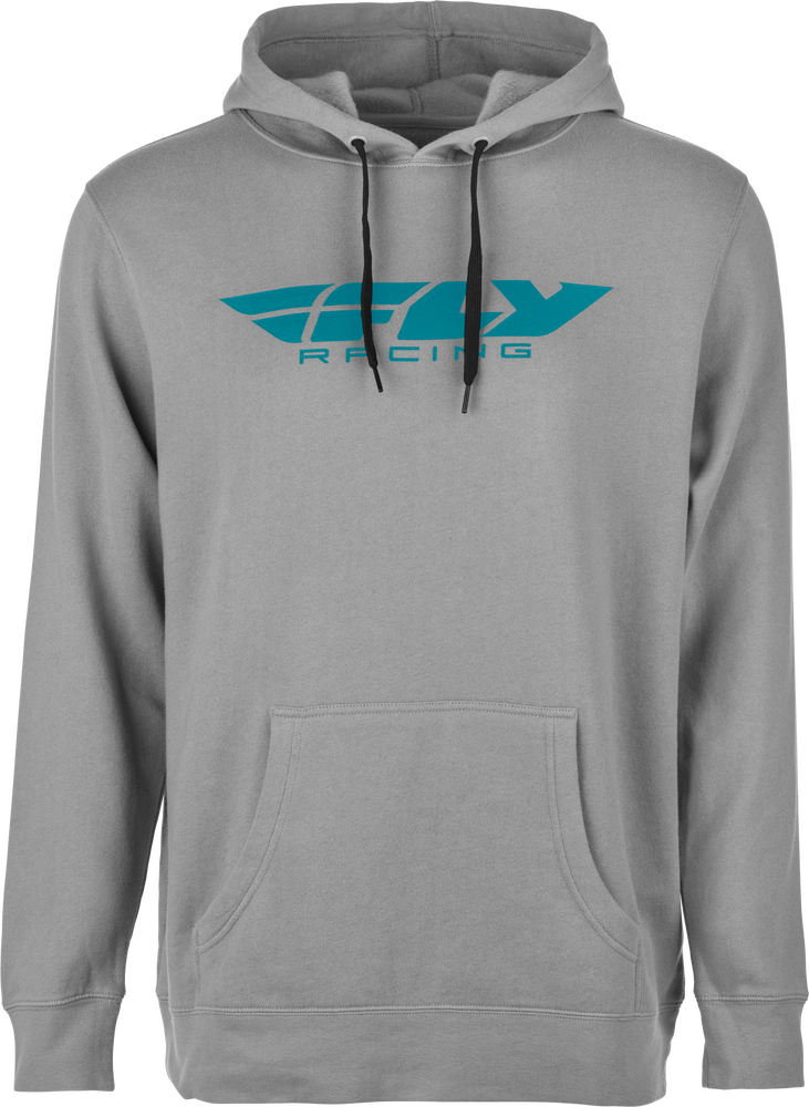 Fly Racing Fly Corporate Pullover Hoodie Grey/Blue MD