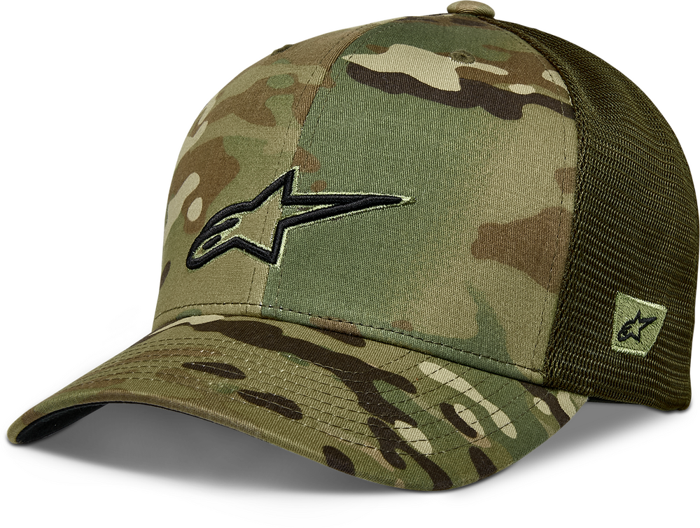 Alpinestars Recon Camo Trucker Hat — Green Camo