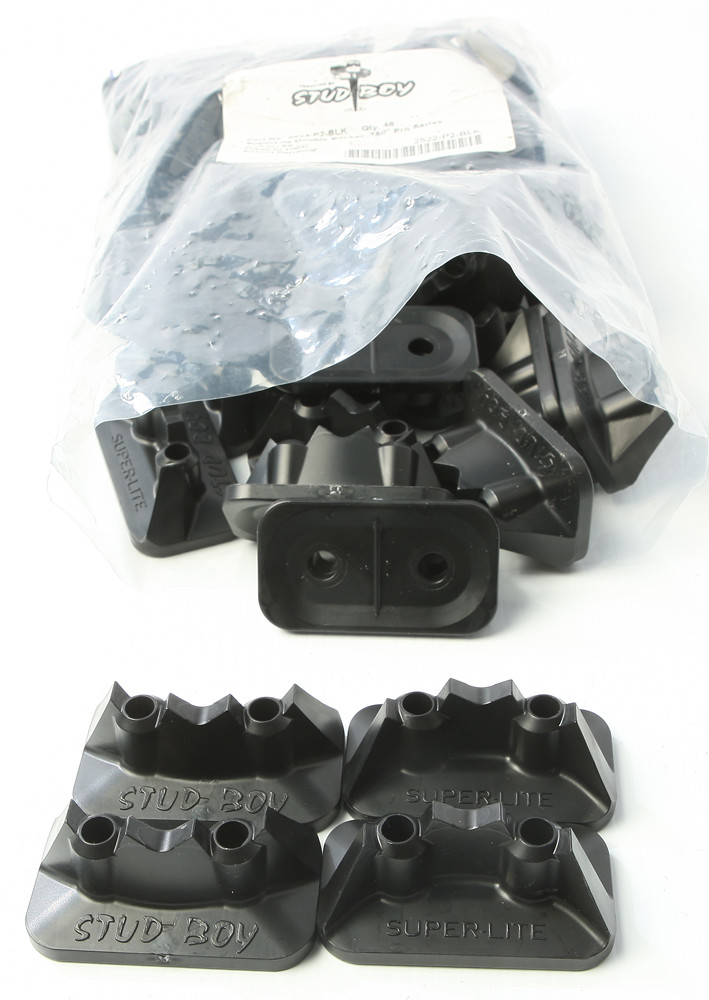 STUD BOY SUPER-LITE PRO SERIES DOUBLE BACKERS .75" 48/PK BLACK