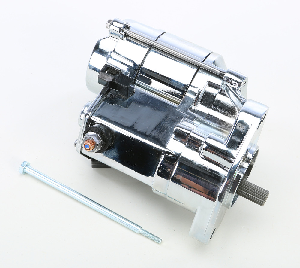 ALL BALLS BIG TWIN STARTER 1.7KW CHROME 10-32 SHAFT