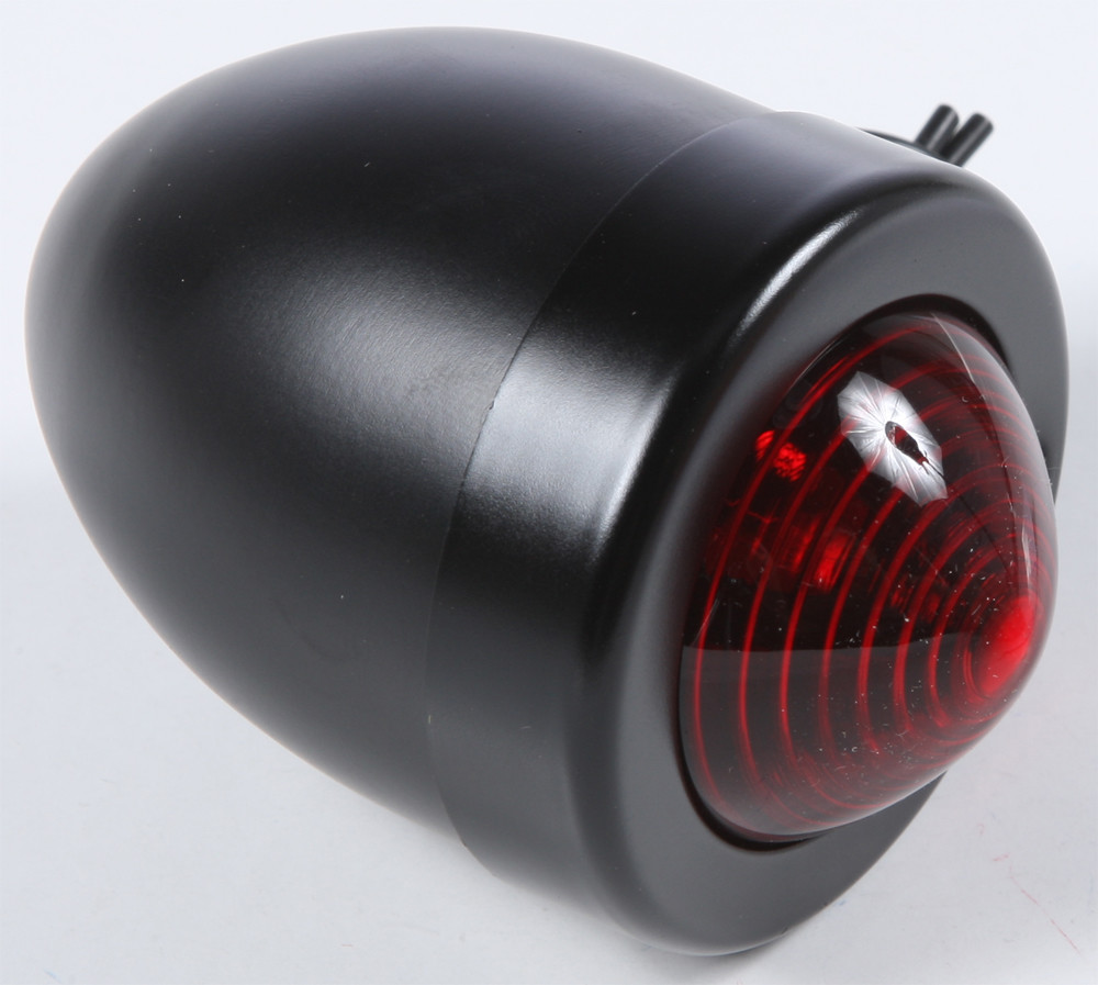 HARDDRIVE BULLET MARKER LIGHT BLACK RED LENS DUAL FILAMENT