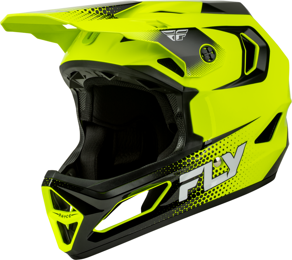 Fly Racing Rayce Sonar Bicycle Helmets (2027) — Hi-Vis/Black/White