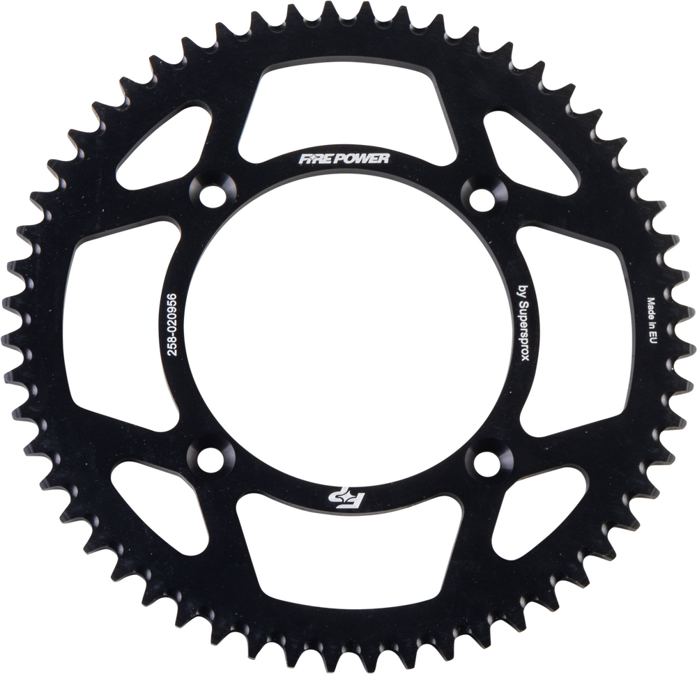 FIRE POWER REAR SPROCKET ALUMINUM 56T BLK
