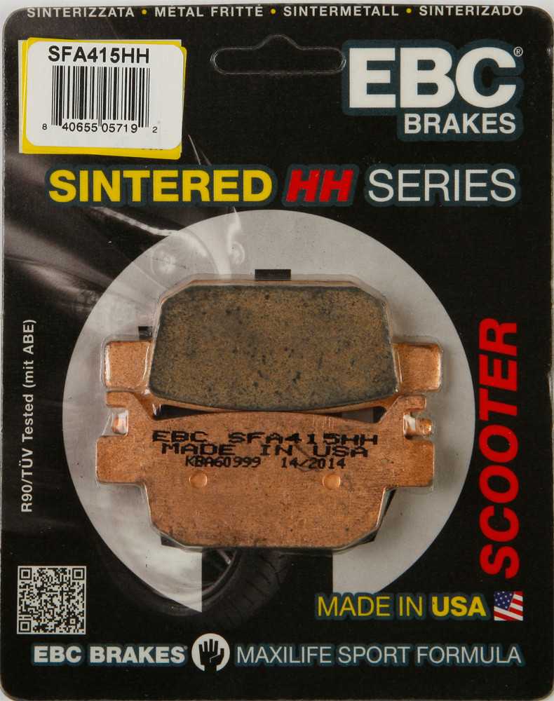 EBC BRAKE PADS SFA415HH DOUBLE-H SINTERED