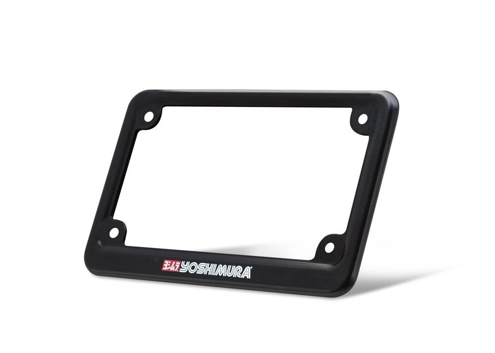 Yoshimura License Plate Frame Black Single