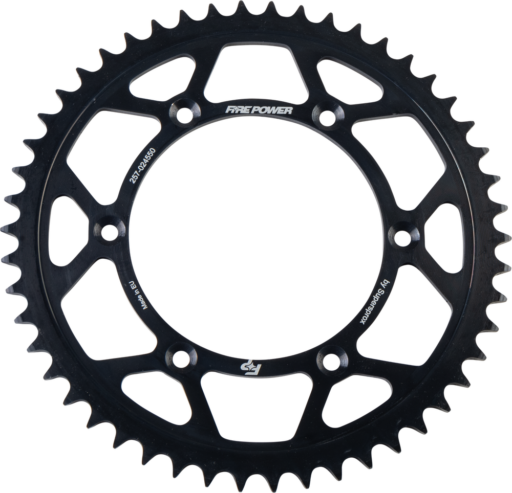 FIRE POWER REAR SPROCKET STEEL 50T BLK