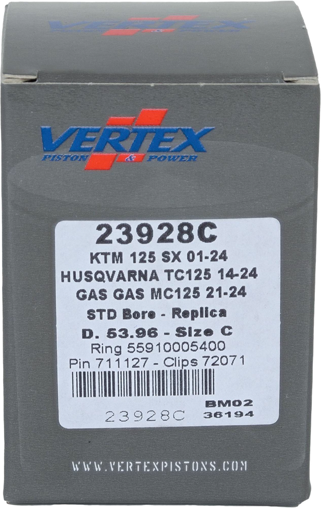 VERTEX CAST REPLICA PISTON KIT