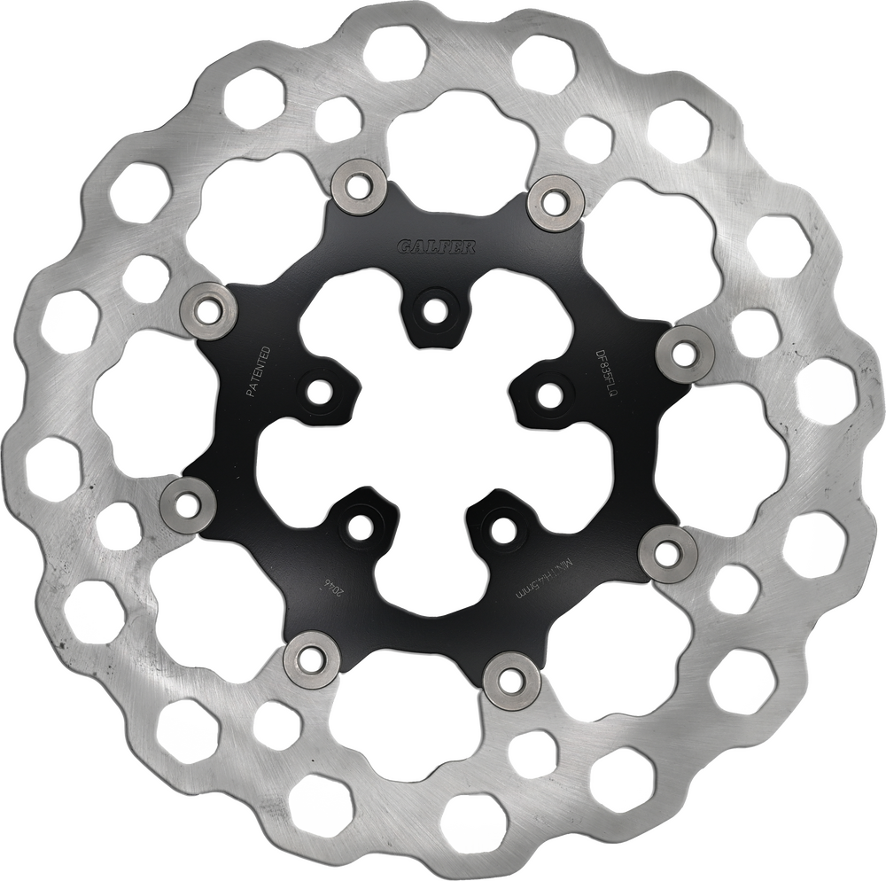 GBrakes ROTOR 12.5" FLOATING CUBIQ FR BLACK