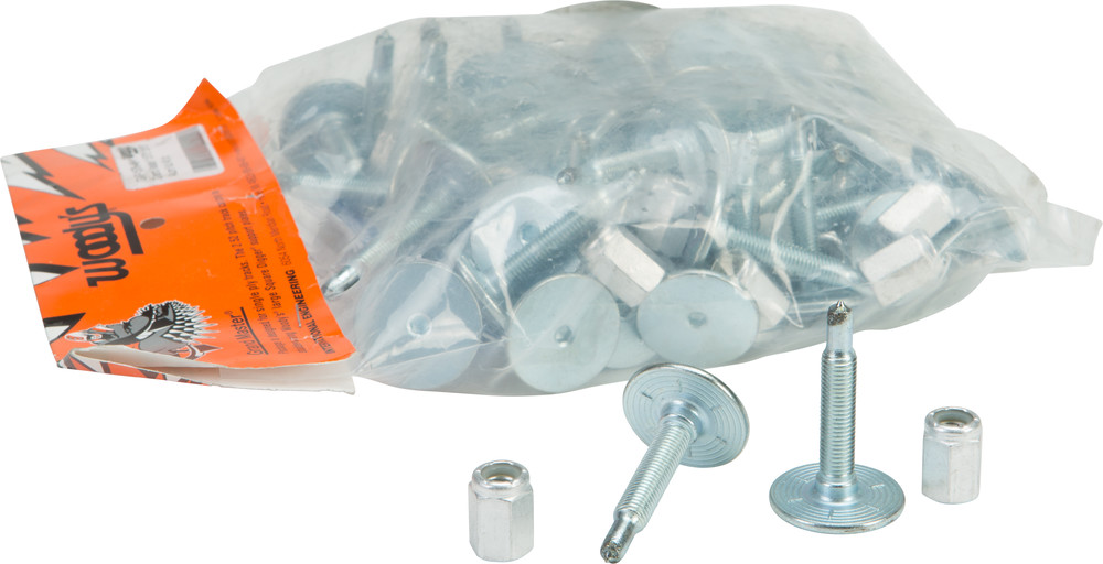WOODYS GRAND MASTER SILVER STUDS 1.575" 48/PK
