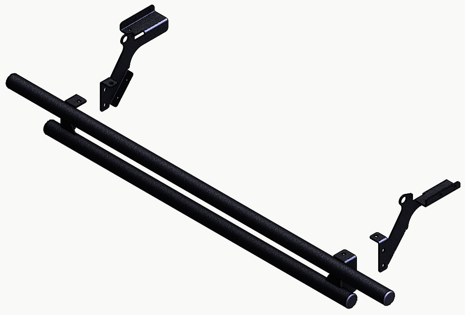 KFI REAR BUMPER BLACK HON
