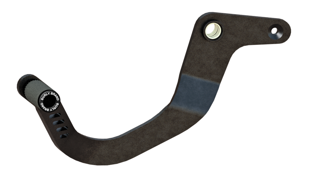 BURLY BRAND SLASH CUT SHIFT LEVER BLACK