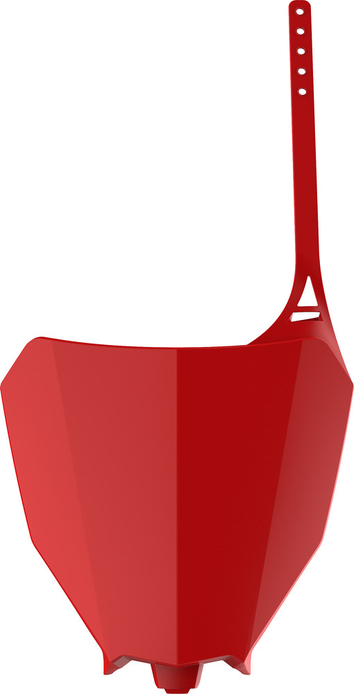 POLISPORT FRONT NUMBER PLATE RED