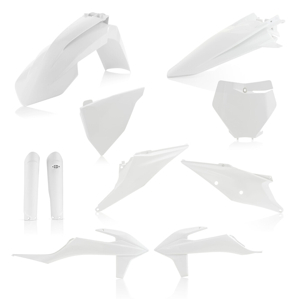 ACERBIS FULL PLASTIC KIT WHITE