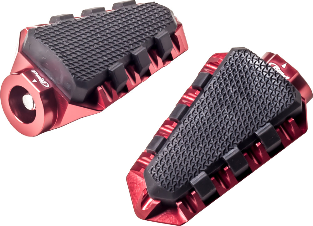 PUIG FOOTPEGS TRAIL RED