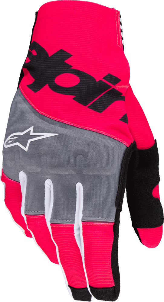 Alpinestars Techstar Gloves — Black/Fluorescent Pink