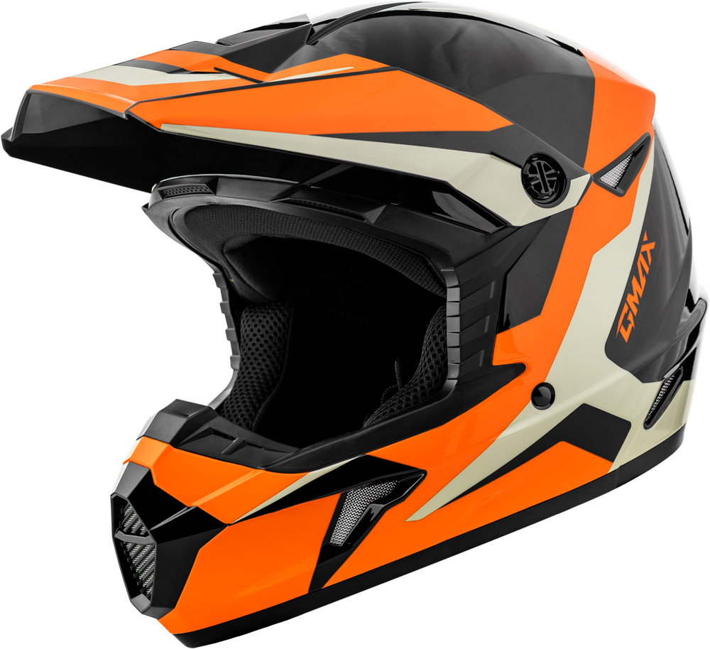 Gmax MX-46Y Cyclus Helmet (2026) — Black/Orange