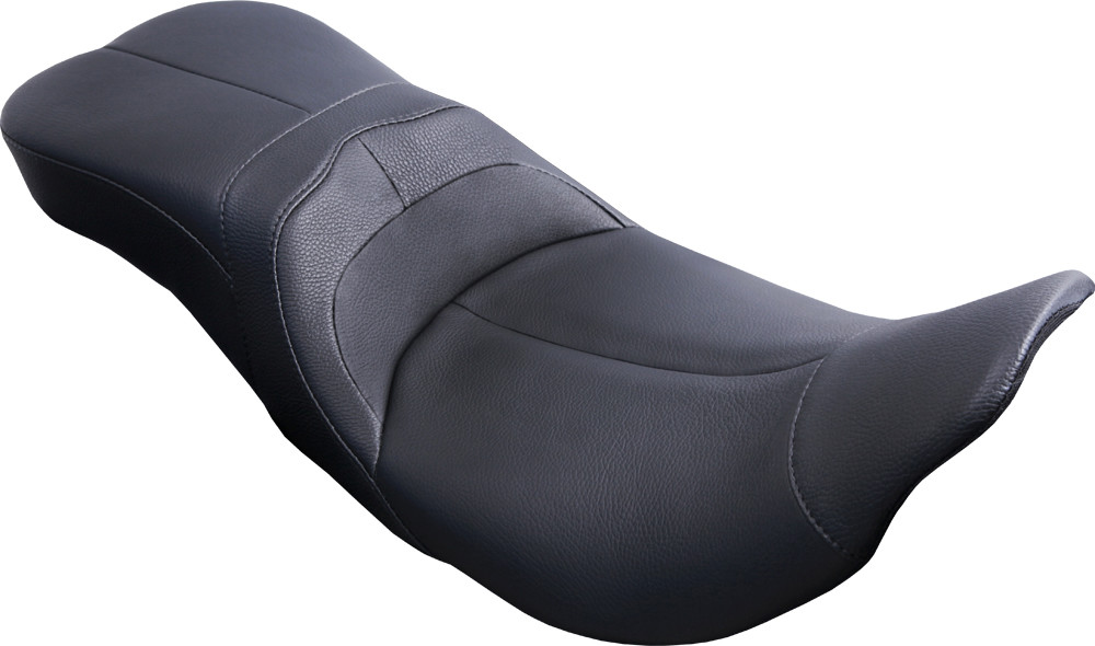 DANNY GRAY LOW IST 2-UP LEATHER SEAT FLH/FLT `08-UP