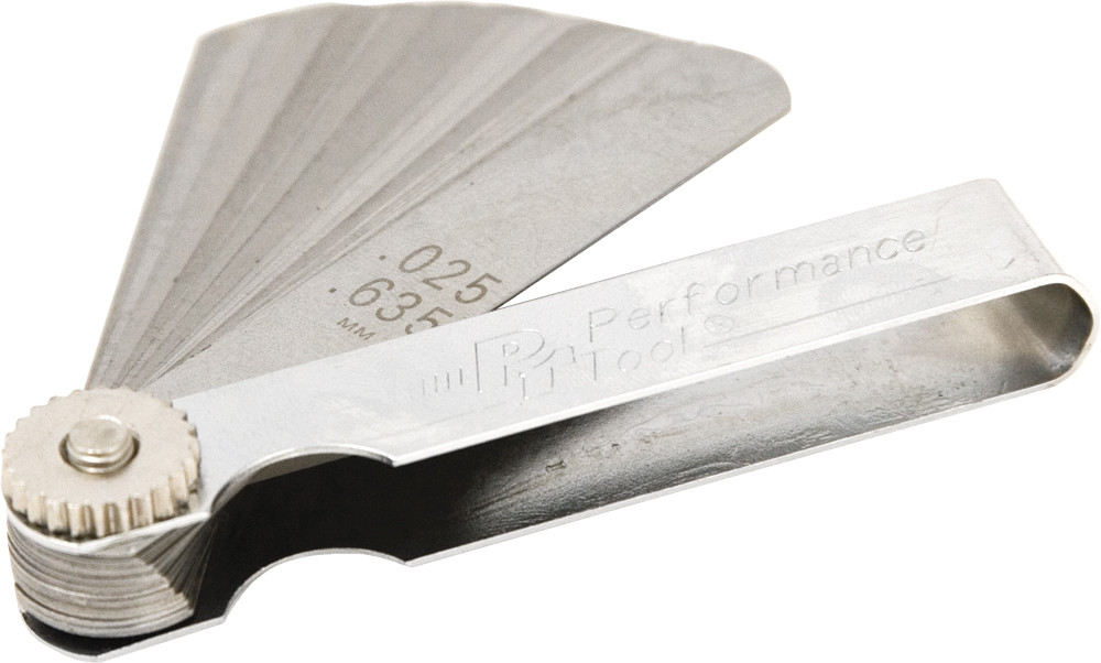 PERFORMANCE TOOL 26 BLADE FEELER GAUGE SET