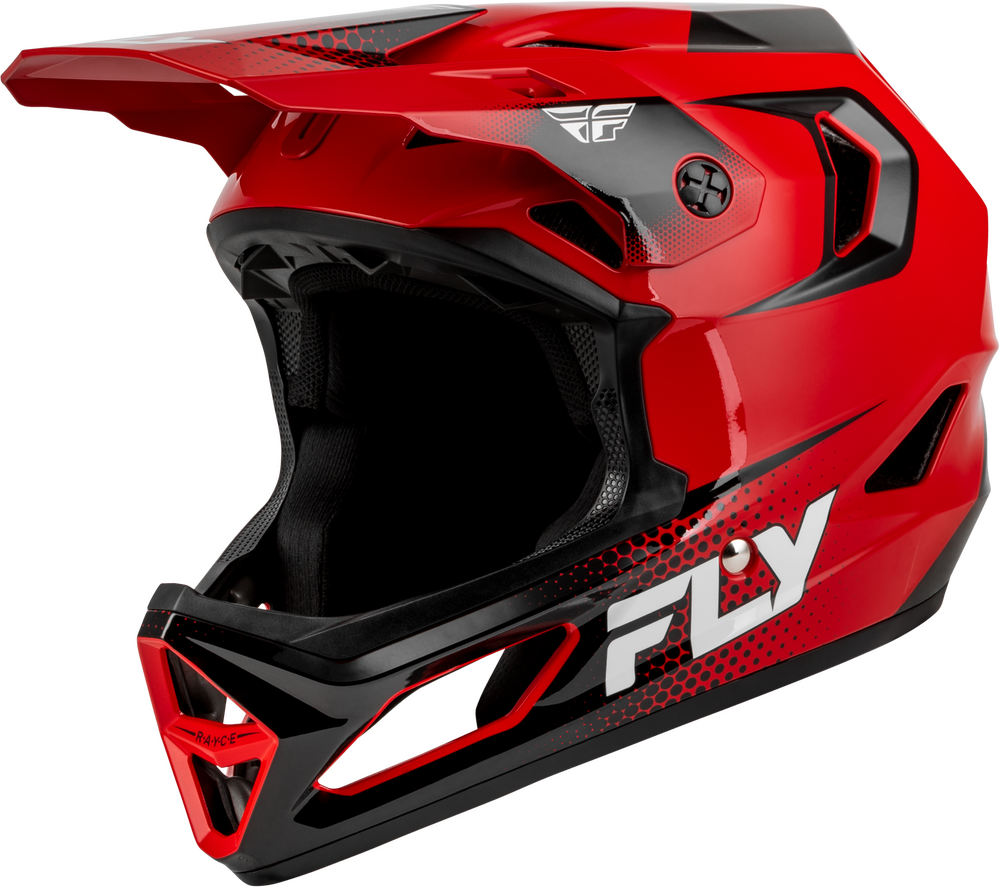 Fly Racing Youth Rayce Sonar Bicycle Helmet (2027) — Red/Black/White