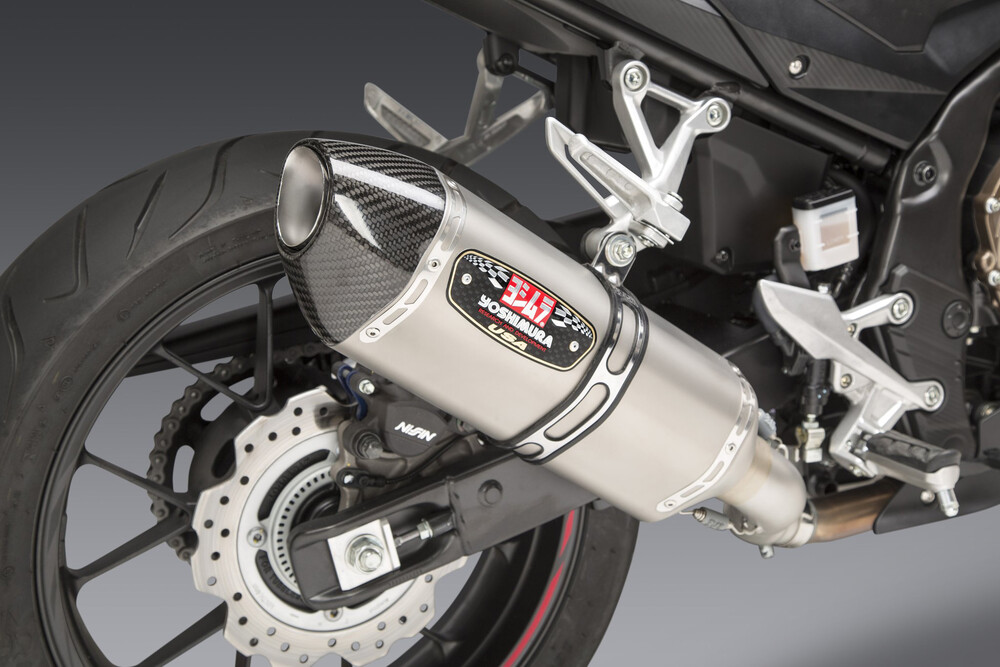 YOSHIMURA EXHAUST STREET R-77 SLIP-ON SS-SS-CF WORKS