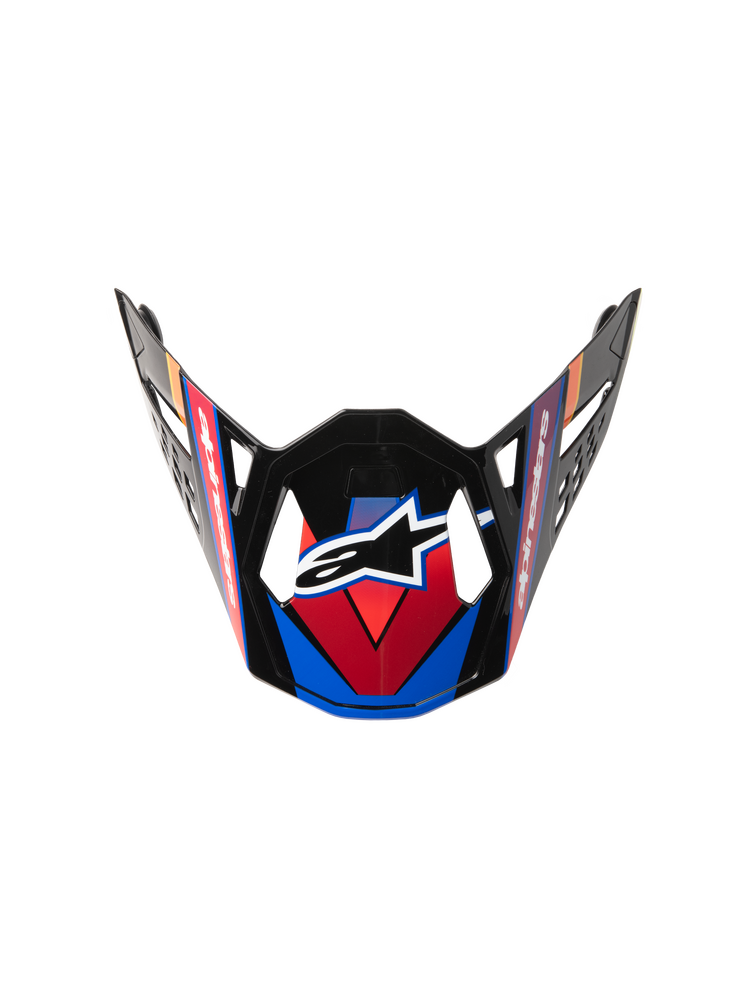 Alpinestars S-M10 Visor Era — Blue/Red/Yellow Fluo