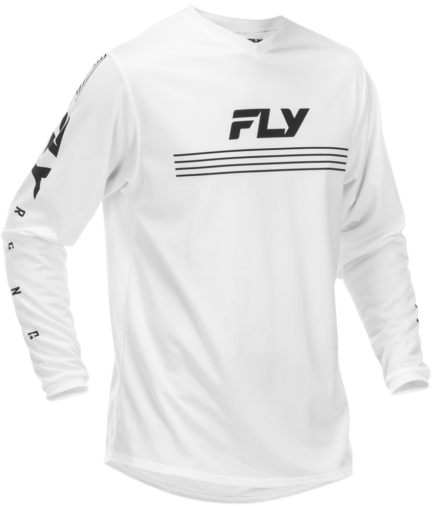 Fly Racing Fly Universal Jersey — White/Black