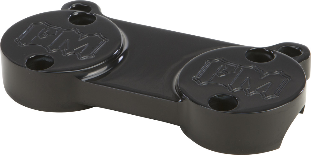 FORBIDDEN RISER TOP CLAMP BLACK W/GAUGE MOUNT TABS