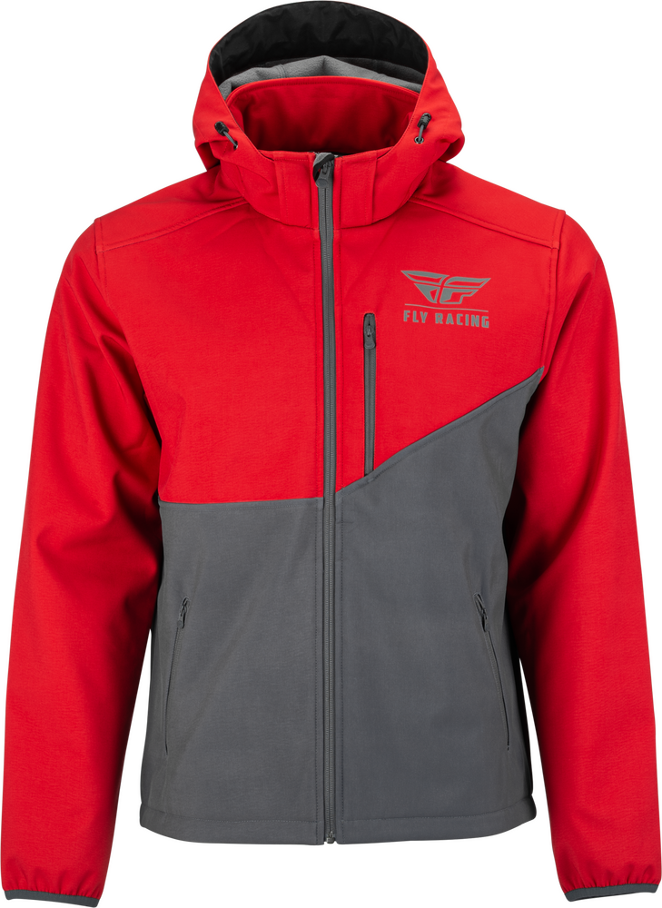 FLY RACING CHECKPOINT JACKET GREY/RED 2X