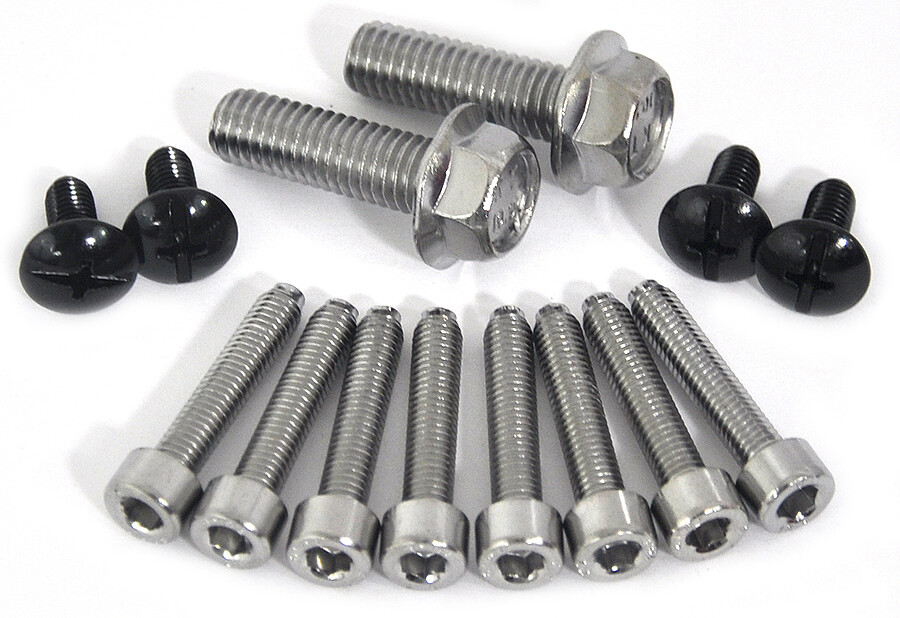 Cycra Replacement Hardware Series 1 Black/Silver