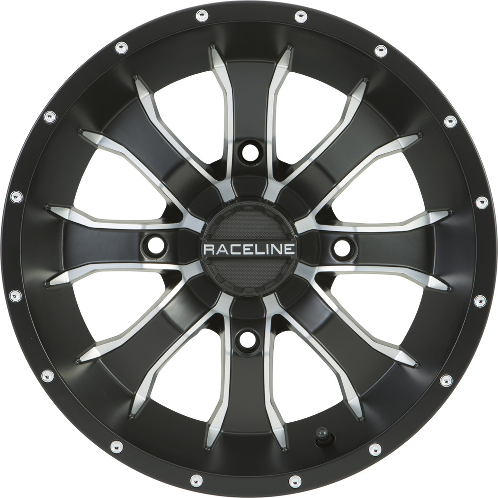 RACELINE MAMBA WHEEL 14X7 4/137 5+2 (+10MM) BLK/MACHINED