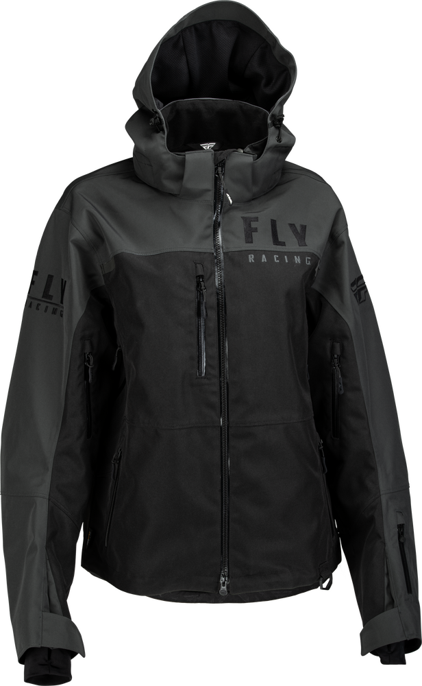 Fly Racing Women's Carbon Jacket — Black/Grey