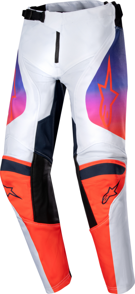 YOUTH RACER HOEN PANTS LT GREY/HOT ORNG/BLK SZ 22