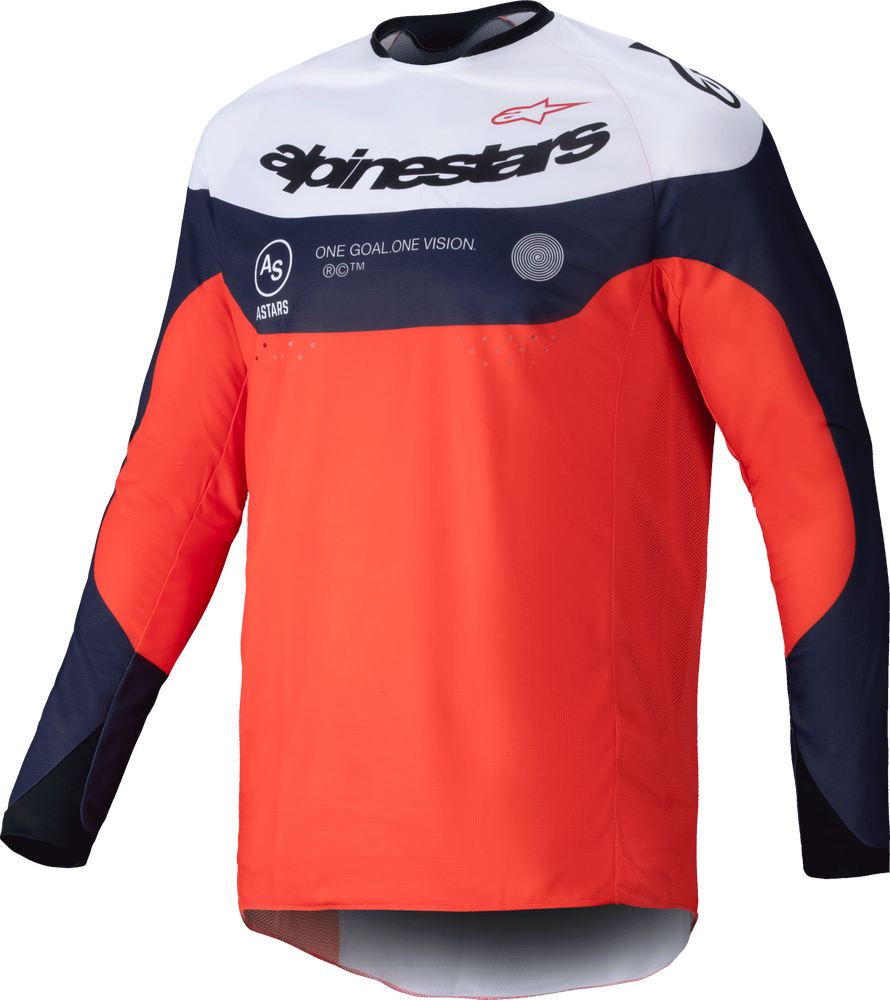 Alpinestars Pro-Dura Jersey — Navy/Hot Orange/White