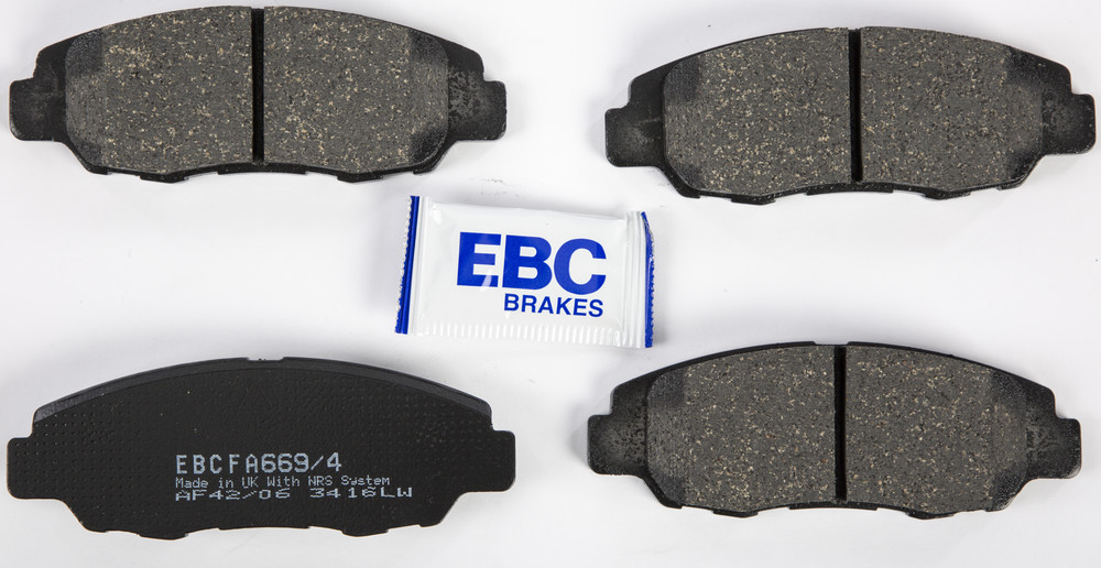 EBC BRAKE PADS FA669/4 ORGANIC