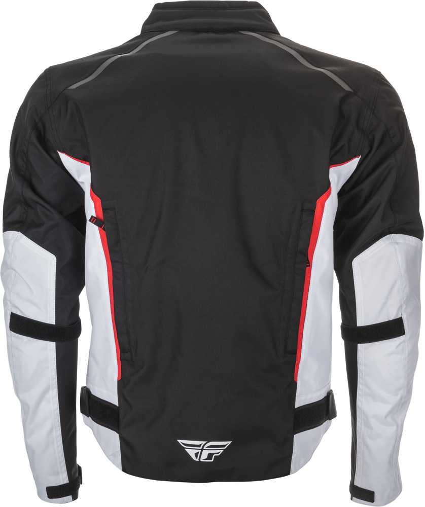 Fly Racing Launch Jacket (Black/White/Red, XX-Large)