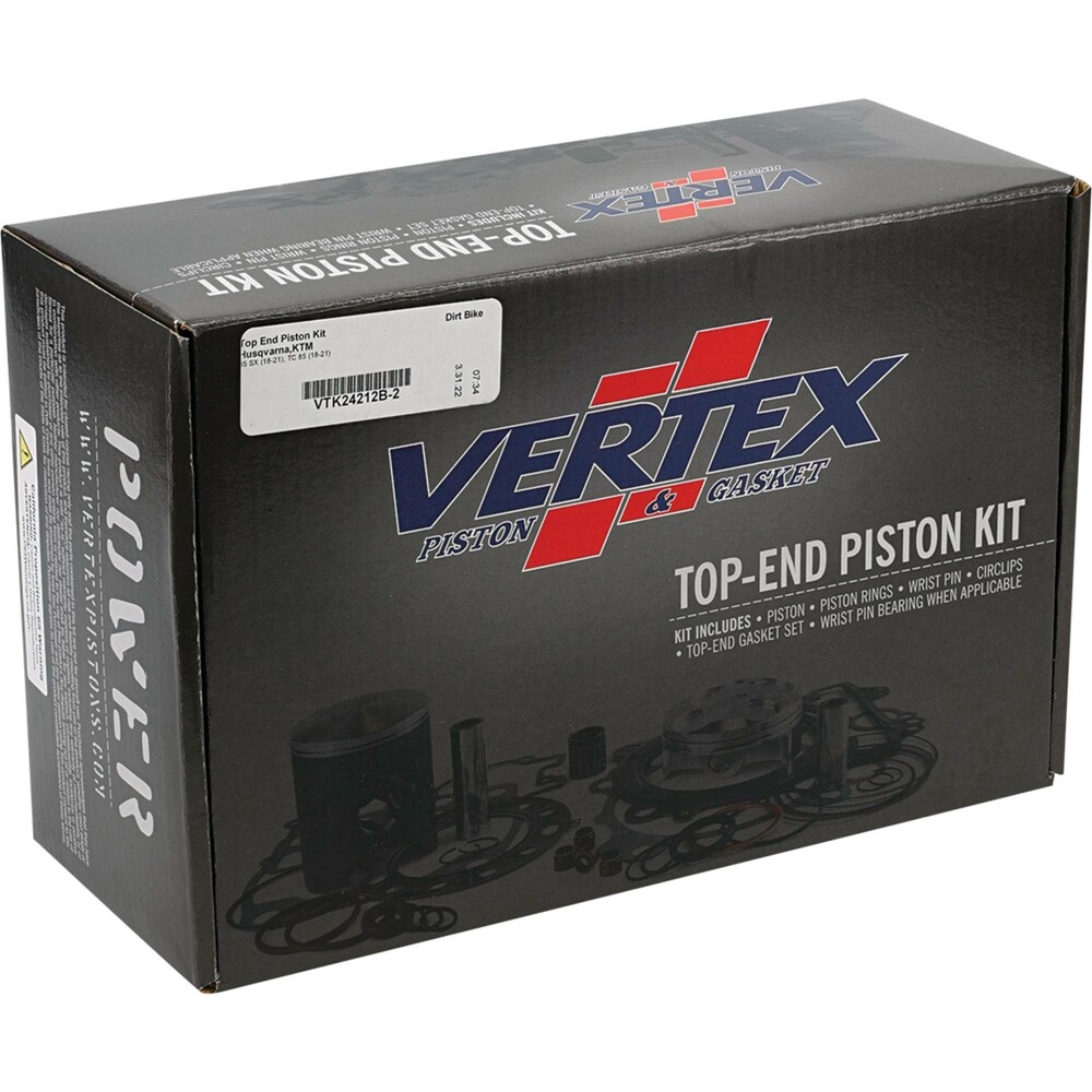VERTEX TOP END KIT CAST 46.95/STD HUSQ/KTM