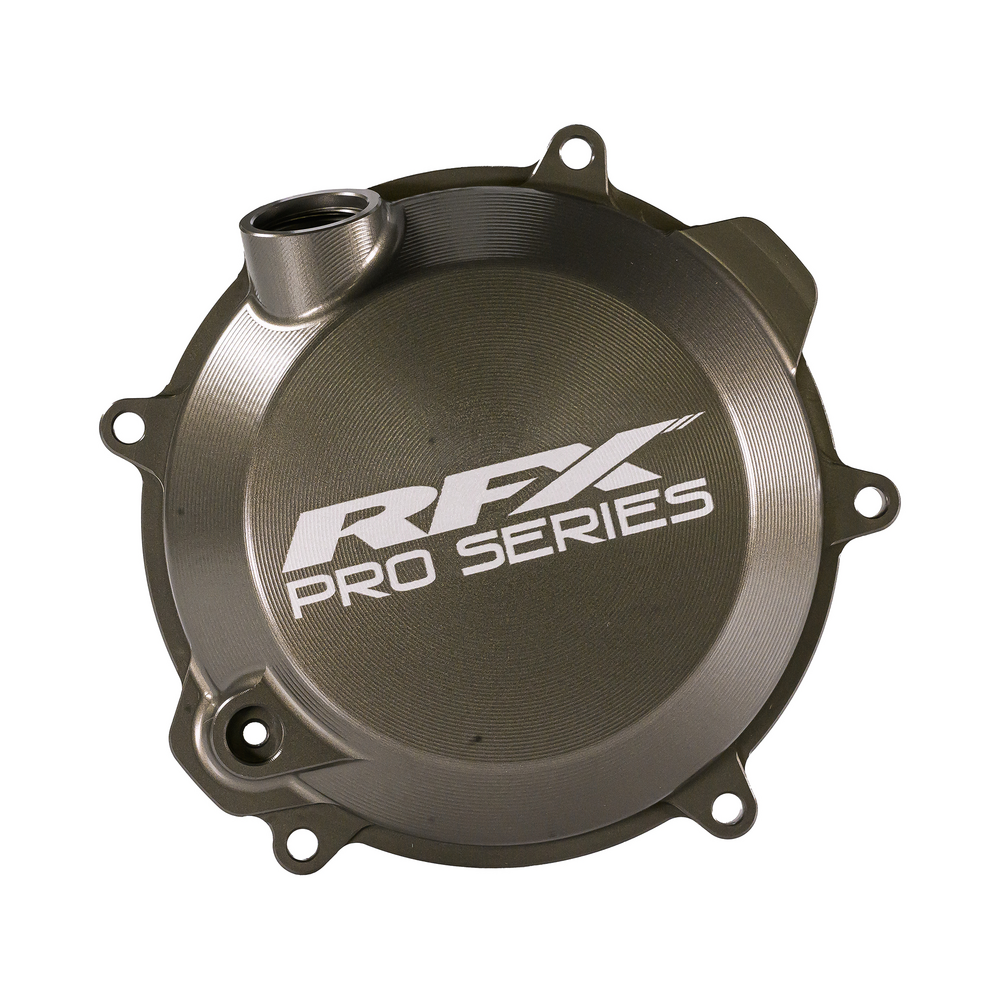 Rfx Clutch Cover Hard Ano Black Ktm/Hus