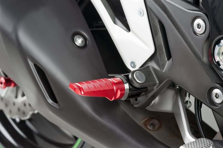 PUIG FOOTPEGS RACING RED