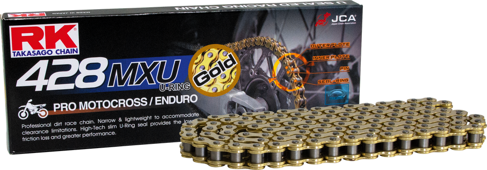 Rk Excel Gb428mxu Drive Chain Gold 428 X 120