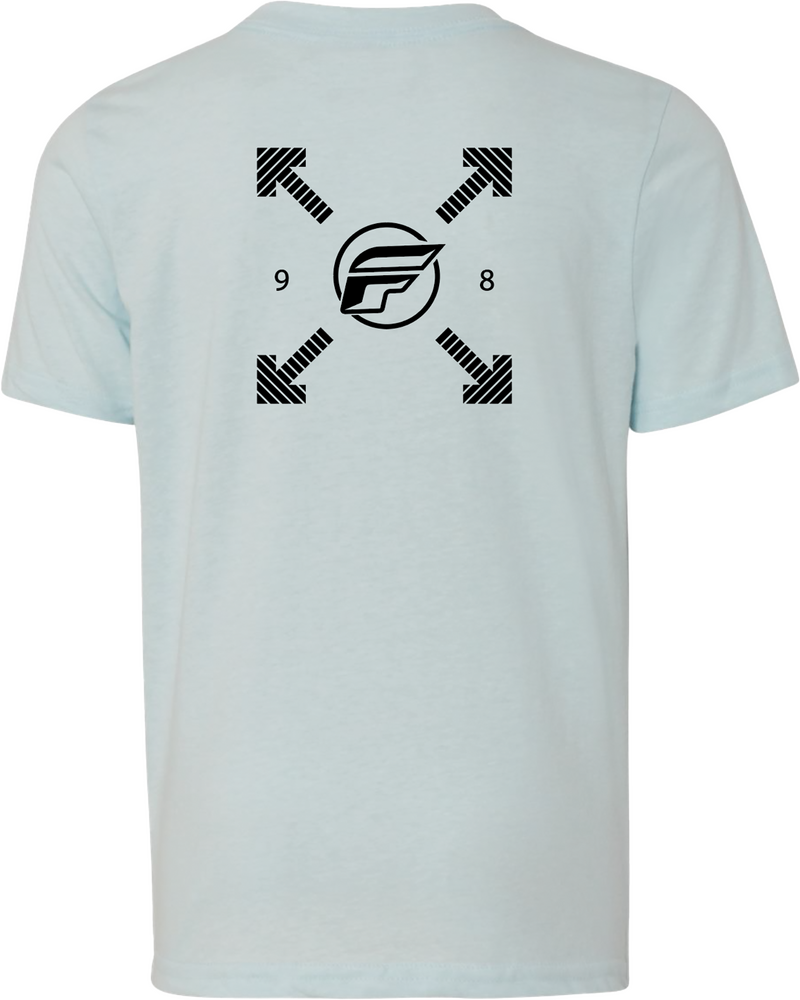FLY RACING YOUTH FLY LOST TEE ICE BLUE YL