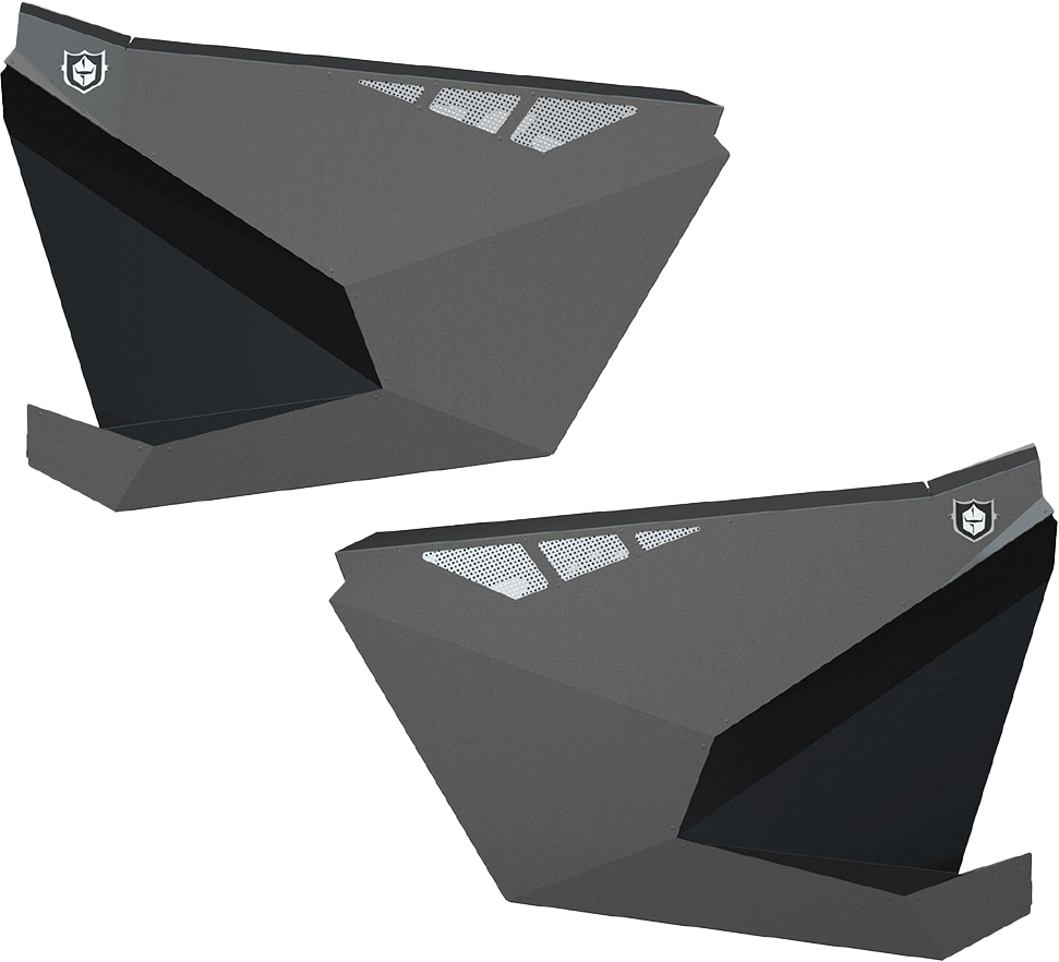 RZR PRO XP DOORS TITANIUM METALLIC POL