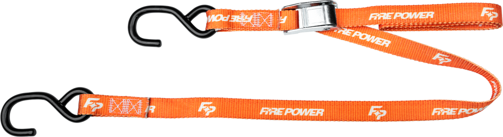 FIRE POWER 1" TIE-DOWN ORANGE 2/PK